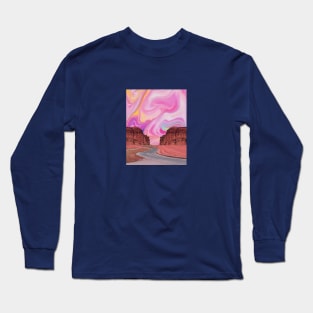 Pink Road Long Sleeve T-Shirt